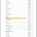 Komatsu HB205-2 Hydraulic Excavator Parts Book