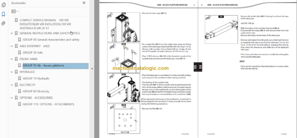 Manitou 100 VJR REPAIR MANUAL