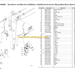 Komatsu HB205-2 Hydraulic Excavator Parts Book
