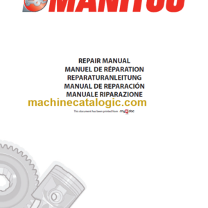 Manitou MT 1840 H-HA ST3B Repair Manual