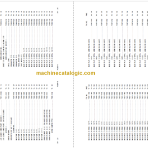 Komatsu PC200-8 PC200LC-8 Hydraulic Excavator Parts Book