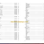 Komatsu HD785-8E0 SAA12V140E-7 Parts Book
