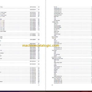 Komatsu HD785-8E0 SAA12V140E-7 Parts Book