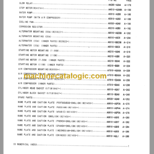 Komatsu WD420-3 Parts Book