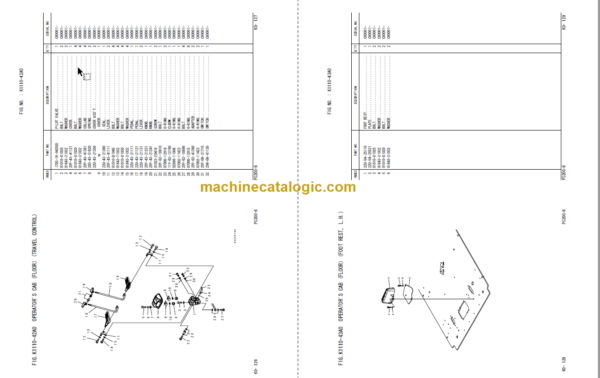 Komatsu PC200-8 PC200LC-8 Hydraulic Excavator Parts Book