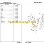 Komatsu PC200-8 Hydraulic Excavator Parts Book