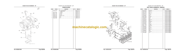 Komatsu PC300-7 SN J20001-UP Parts Catalog