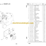 Komatsu FB08-1 Forklift Truck Parts Book