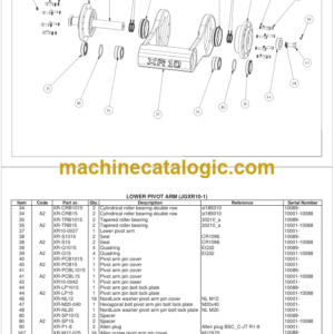 Komatsu JGXR10-1 SN 10001-UP Catalog