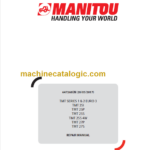 Manitou TMT 25S REPAIR MANUAL
