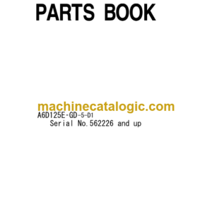 Komatsu A6D125E-GD-5D1 Parts Book