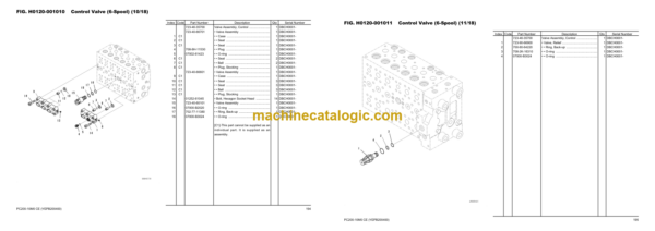 Komatsu PC200-10M0 CE SAA4D107E-1 Parts Book