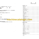 Komatsu FB15SF-8 Forklift Truck Parts Book