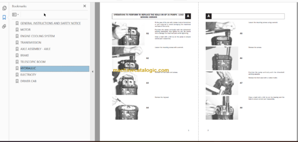 Manitou MT 1240 L Turbo ULTRA Série 3-E2 Repair Manual