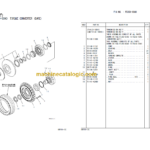 Komatsu GD555-3C Motor Grader Parts Book