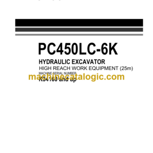 Komatsu PC450LC-6K Hydraulic Excavator Parts Book