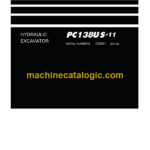 Komatsu PC138US-11 Hydraulic Excavator Parts Book