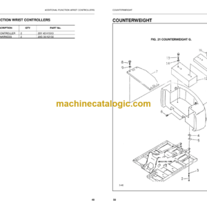 Komatsu PC450LC-6K Hydraulic Excavator Parts Book