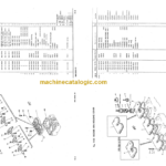 Komatsu D60A P PL E-6 D65A P E-6 Bulldozer Parts Book