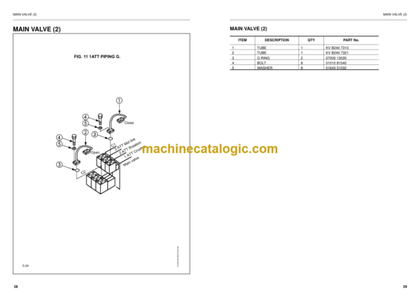 Komatsu PC450LC-6K Hydraulic Excavator Parts Book