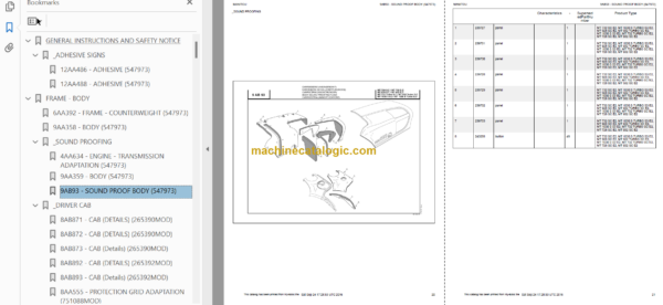 Manitou MT 1030 S S3 E2 Parts Catalogue