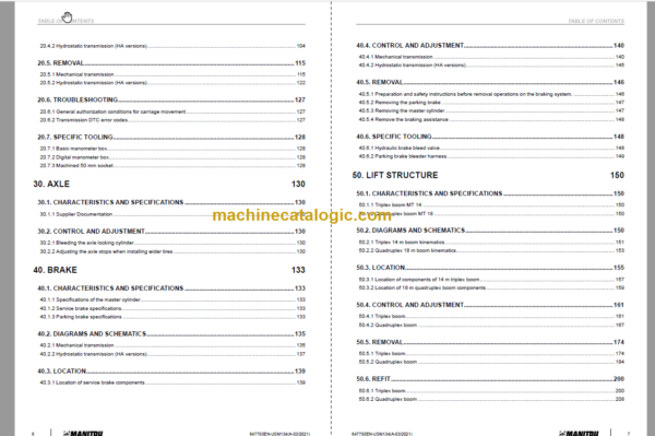 Manitou MT 1440 EASY 75D ST5 S1 Service Manual