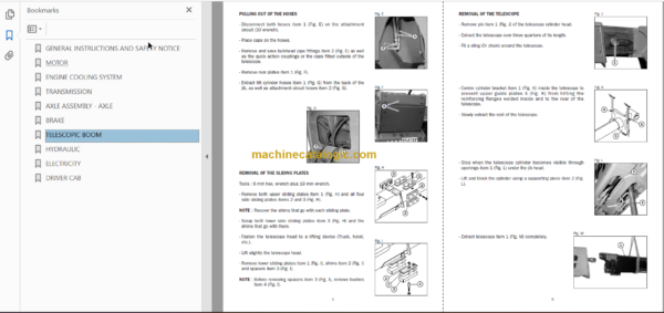 Manitou MT 1335 SL Turbo Série 3-E2 Repair Manual