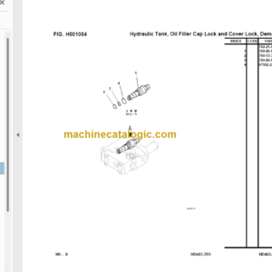 Komatsu HD465-7E0 Full Parts Catalog