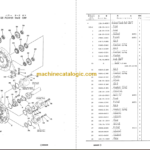 Komatsu GD505R-2 Motor Grader Parts Book
