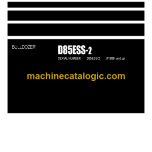 Komatsu D85ESS-2 Bulldozer Parts Catalog