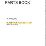 Komatsu PC300LC-8M0 SAA6D114E-3F Parts Book