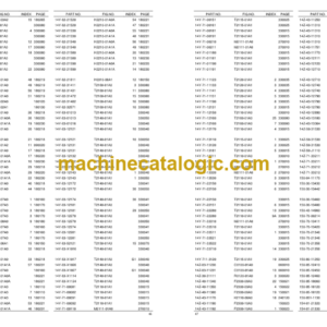 Komatsu D85ESS-2 Bulldozer Parts Book