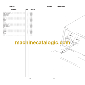 Komatsu HD465-5 Parts Book