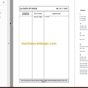 Manitou MT 728 Repair Manual