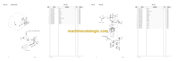 Komatsu HD465-5 Parts Book