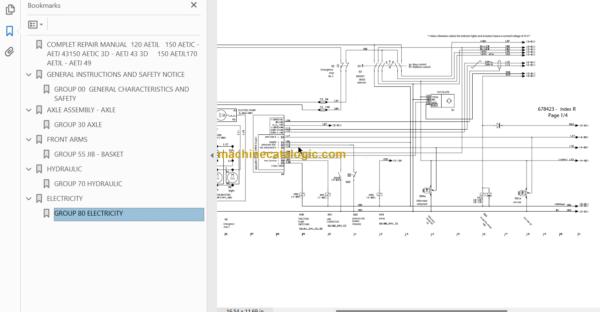 Manitou 120 AETJL REPAIR MANUAL