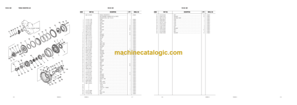 Komatsu HD465-5 Parts Book