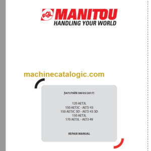 Manitou 150 AETJL REPAIR MANUAL