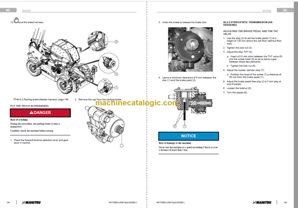 Manitou MT 1840 A-HA 100D ST5 S1 Service Manual