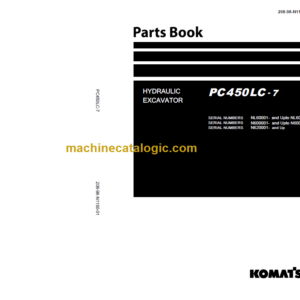 Komatsu PC450LC-7 Hydraulic Excavator Parts Book