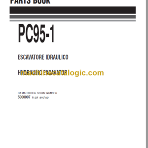 Komatsu PC95-1 Hydraulic Excavator Parts Book