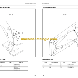 Komatsu PC450LC-6K Hydraulic Excavator Parts Book Supplement