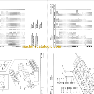 Komatsu Fai 585-595 Spare Parts Book