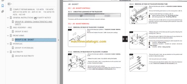 Manitou 150 AETJL REPAIR MANUAL