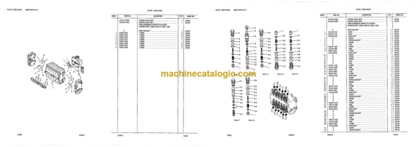 Komatsu PC200-6 Engine S6D102E-1C Parts Catalog