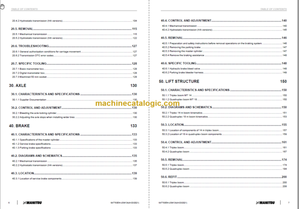 Manitou MT 1840 EASY 75D ST5 S1 Service Manual