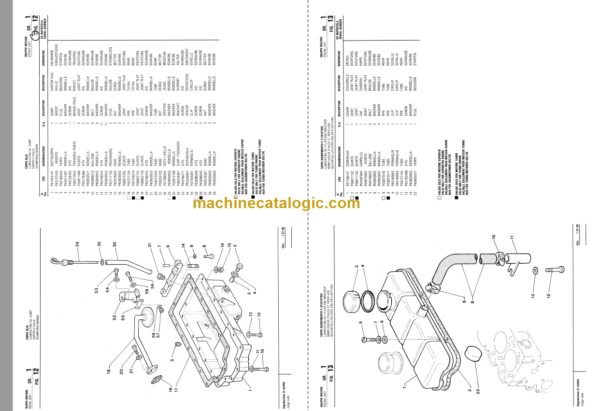 Komatsu Fai 585-595 Spare Parts Book