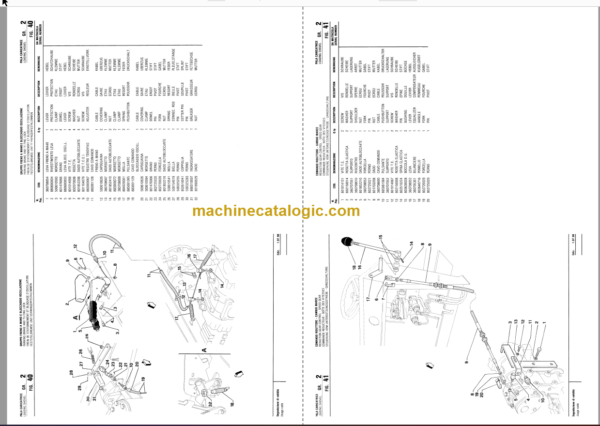 Komatsu Fai 585-595 Spare Parts Book