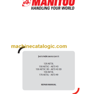 Manitou 170 AETJL REPAIR MANUAL