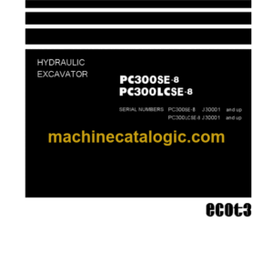 Komatsu PC300SE-8 PC300LCSE-8 Hydraulic Excavator Parts Catalog